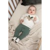 Donkergroen broekje - Broek wiggle and waddle groen